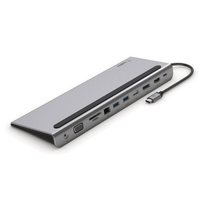 Belkin INC004BTSGY laptop dock/port replicator Wired USB 3.2 Gen 1 (3.1 Gen 1) Type-C Black Grey