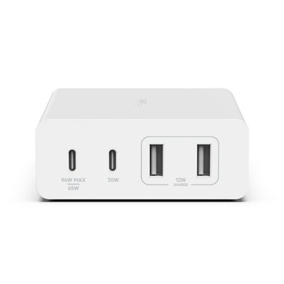 Belkin WCH010VFWH mobile device charger Laptop Smartphone Tablet White AC Indoor