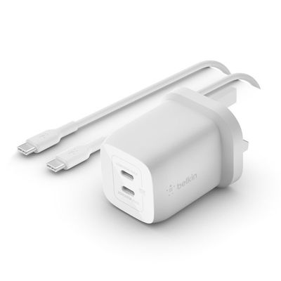 Belkin WCH013my2MWH-B6 Laptop, Smartphone White AC Fast charging Indoor - Thumbnail 2