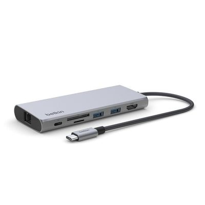 Belkin INC009BTSGY laptop dock/port replicator USB Type-C Silver