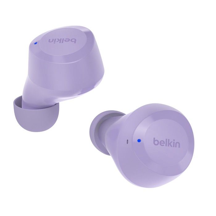 Belkin SoundForm Bolt Headset Wireless In-ear Calls/Music/Sport/Everyday Bluetooth Lavender - Image 1