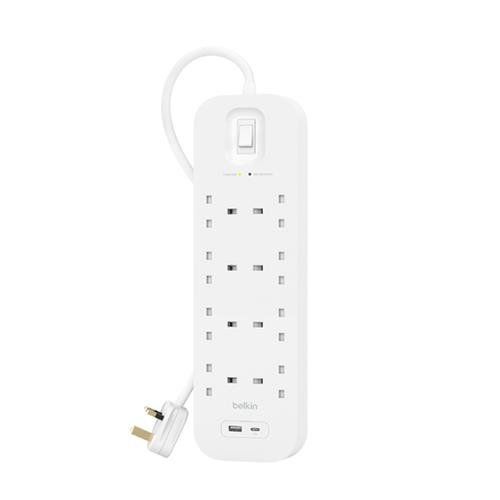 Belkin Connect White 8 AC outlet(s) 2 m - Image 1
