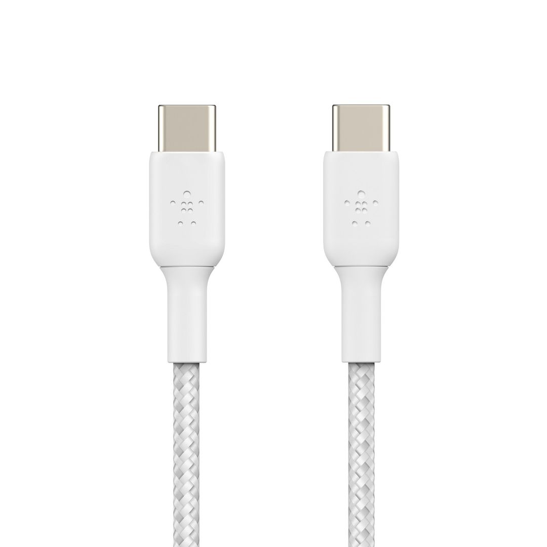 Belkin CAB004BT2MWH2PK USB cable USB 2.0 2 m USB C White - Image 1