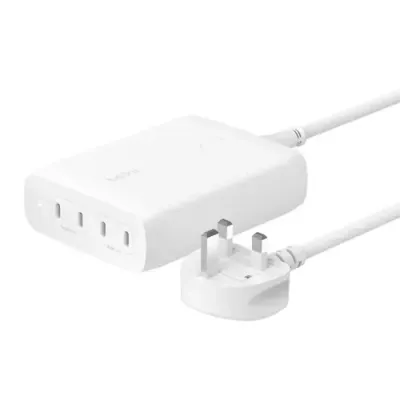 Belkin WCH015MYWH mobile device charger Universal White AC Fast charging Indoor - Thumbnail 2