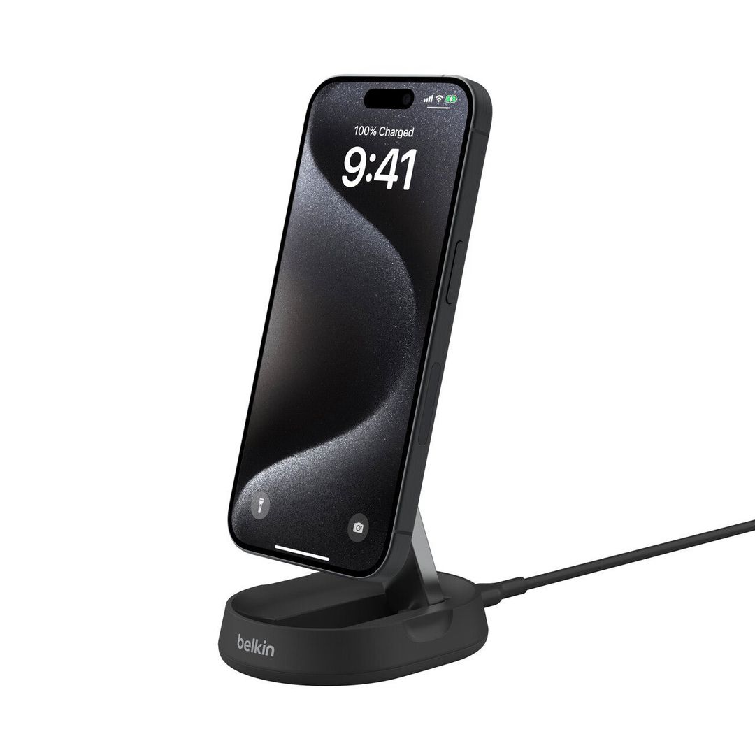 Belkin BoostCharge Pro Smartphone Black AC Wireless charging Fast charging Indoor - Image 1