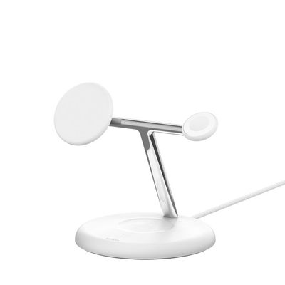 Belkin WIZ023MYWH mobile device charger Headphones, Smartphone, Smartwatch White USB Wireless charging Indoor