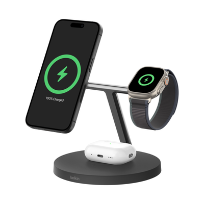 BOOSTCHARGE PRO 3-IN-1 15W WLESS BLK - Thumbnail 2
