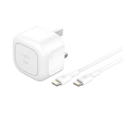 Belkin WCA008MY1MWH-B6 mobile device charger Mobile phone, Tablet White USB Fast charging Indoor - Thumbnail 4