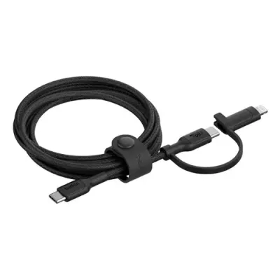 Belkin BoostCharge Pro USB cable USB 2.0 1.5 m USB C USB C/Lightning Black - Thumbnail 2