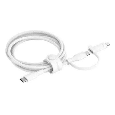 Belkin BoostCharge Pro USB cable USB 2.0 1.5 m USB C USB C/Lightning White - Thumbnail 2