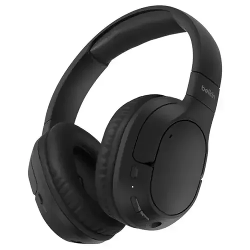 Belkin AUD009HQBK headphones/headset Wireless Head-band Calls/Music USB Type-C Bluetooth Black - Image 1