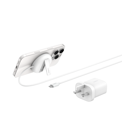 Belkin WIA011myWH Headset Smartphone White USB Wireless charging Fast charging Indoor - Thumbnail 4
