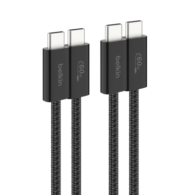 Belkin BoostCharge USB cable USB 2.0 USB C Black - Thumbnail 2