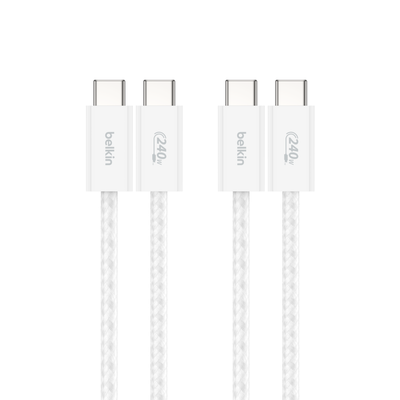 Belkin BoostCharge USB cable USB 2.0 USB C White - Thumbnail 2