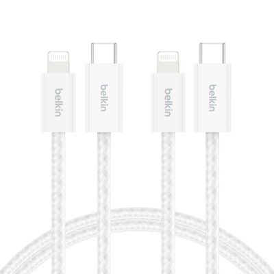Belkin BoostCharge USB cable USB 2.0 USB C USB C/Lightning White