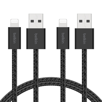 Belkin BoostCharge USB cable USB 2.0 USB C USB C/Lightning Black - Thumbnail 2