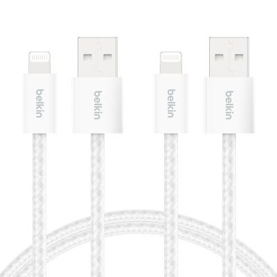 Belkin BoostCharge USB cable USB 2.0 USB A USB C/Lightning White
