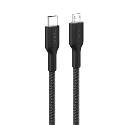 Belkin BoostCharge Pro USB cable 1 m USB C Micro-USB A Black