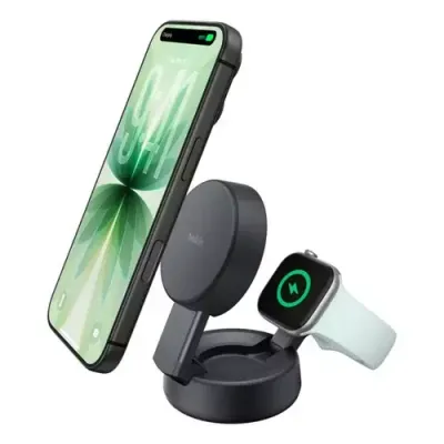 Belkin UltraCharge Pro Smartphone Smartwatch Charcoal USB Wireless charging Fast charging Indoor