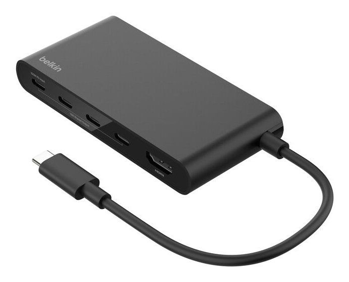 Belkin AVC021HQBK interface hub USB Type-C 10000 Mbit/s Black - Image 1