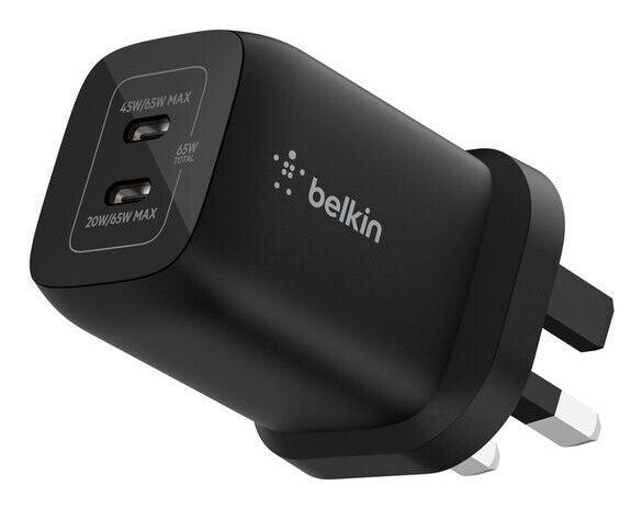Belkin ENA007MYBK mobile device charger Laptop, Portable gaming console, Smartphone, Tablet Black AC Fast charging Indoor - Image 1
