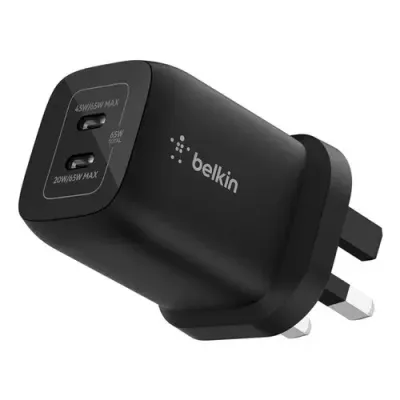 Belkin ENA007MYBK mobile device charger Laptop, Portable gaming console, Smartphone, Tablet Black AC Fast charging Indoor - Thumbnail 2