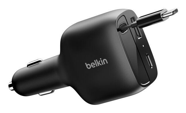 Belkin BoostCharge Universal Black Cigar lighter Fast charging Indoor - Image 1