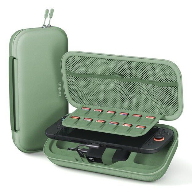 Belkin ENA001hqSE-V2 Travel case Nintendo Mesh, Polyester, Velvet Green - Image 1