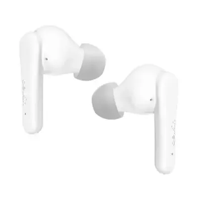 Belkin SoundForm Rhythm Headset Wired & Wireless In-ear Calls/Music USB Type-C Bluetooth White - Thumbnail 2