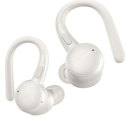 Belkin SoundForm ActiveFit Headset Wired & Wireless Ear-hook Calls/Music USB Type-C Bluetooth White - Image 1