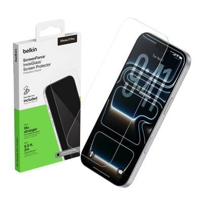 Belkin ScreenForce InvisiGlass Clear screen protector Apple 1 pc(s)