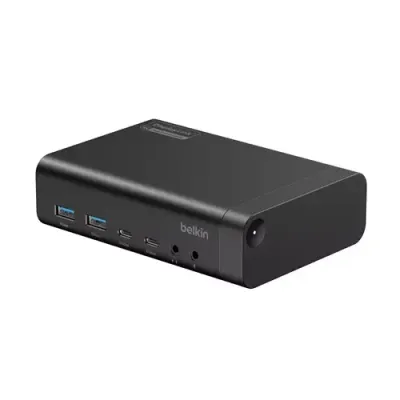 Belkin Connect Uni 14-in-1 Dual DisplayDock140W Docking Dock Black