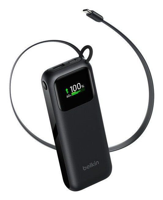 Belkin Power Bank 11K with Retractable Cable - Image 1