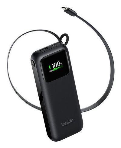 Belkin Power Bank 11K with Retractable Cable