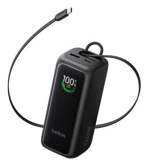 Belkin Power Bank 22K with Retractable Cable - Image 1