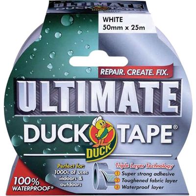 Shur Roll Ultimate Duck Tape White 50mm 25m