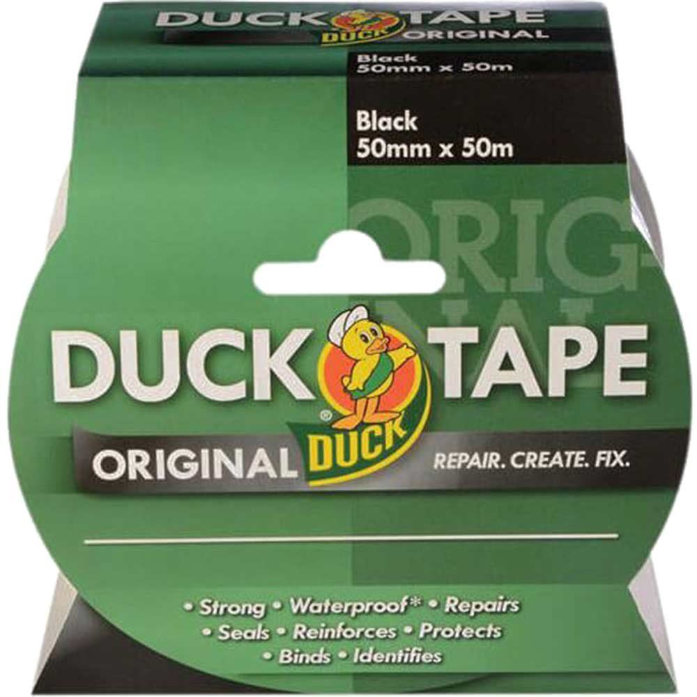 Shur Original Duck Tape Black 50mm 50m - Image 1