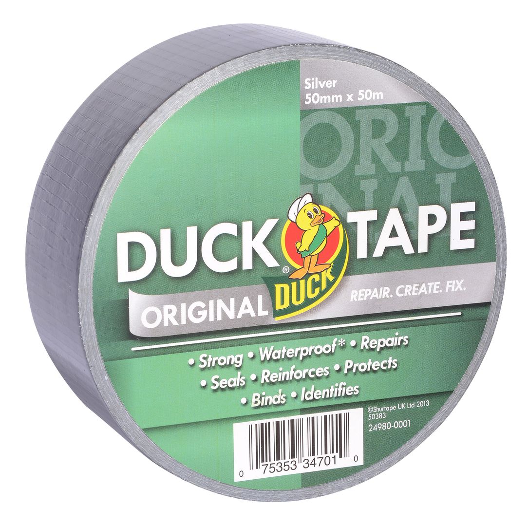 Duck Tape Original Silver 50mm x 50m - Image 1