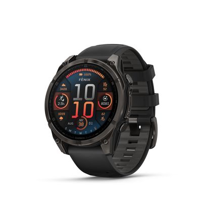 Second Life - Fēnix® 8 Sports Smart Watch Amoled - Sapphire Titan Carbon Grey...