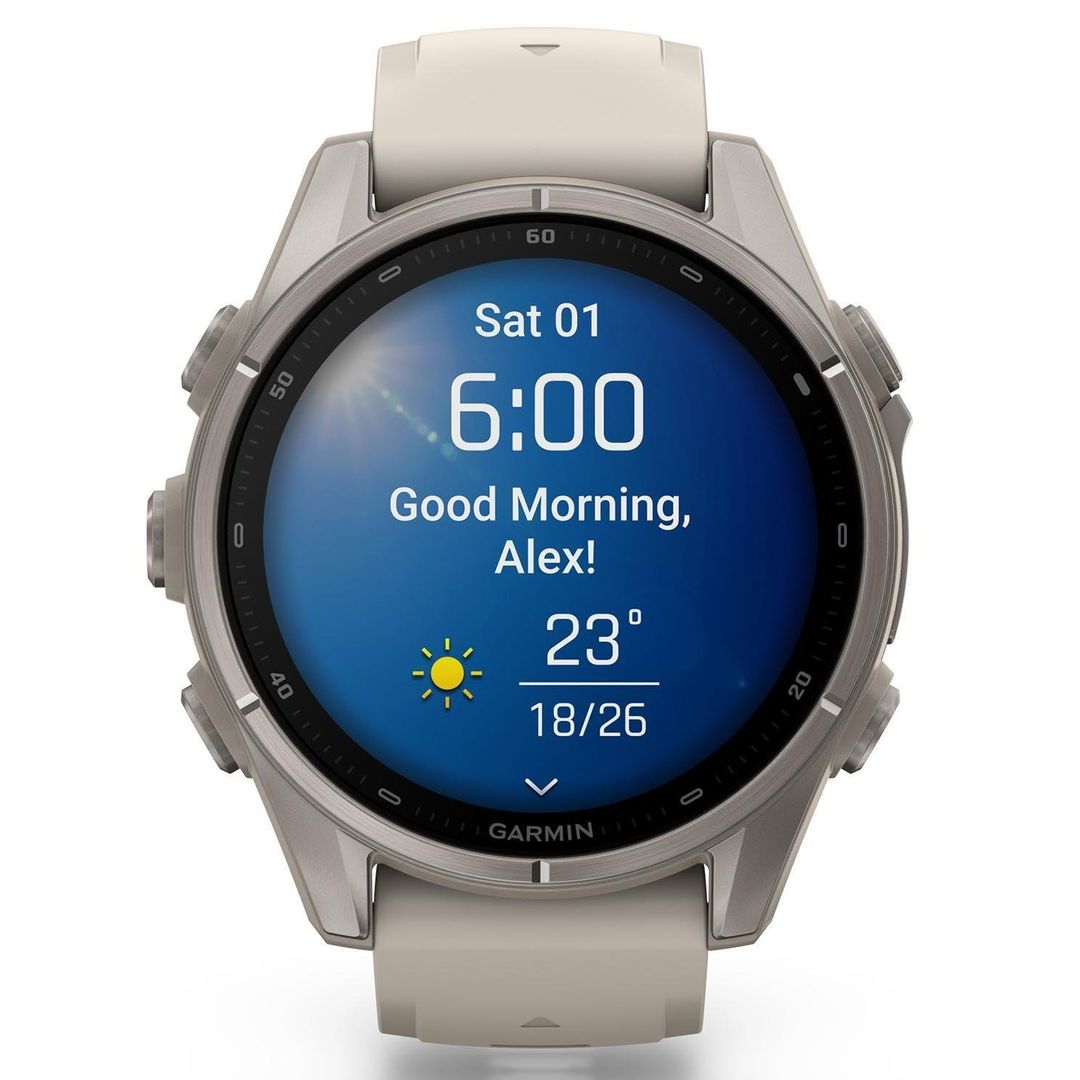 Garmin Fenix 9 43mm Titanium AMOLED GPS Watch - Image 1