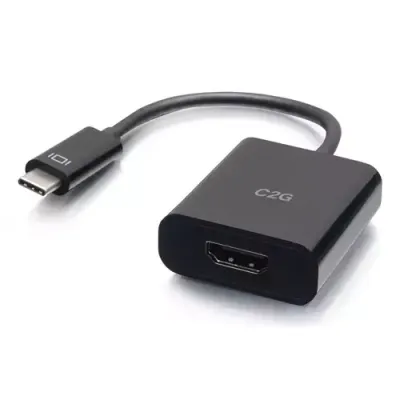 C2G USB-C to HDMI Audio/Video Adapter Converter - 4K 60Hz - Black