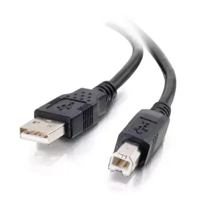 C2G 9.8ft (3m) USB 2.0 A/B Cable - Black. Cable length: 3 m. Connector 1: USB A Connector 2: USB B USB version: USB 2.0 Maximum data transfer rate: 0.48 Gbit/s Connector contacts plating: Gold Product colour: Black
