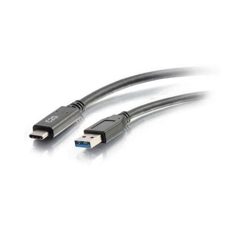 C2G 1.8M USB 3.0 USB-C TO USB-A M/M BLK - Image 1
