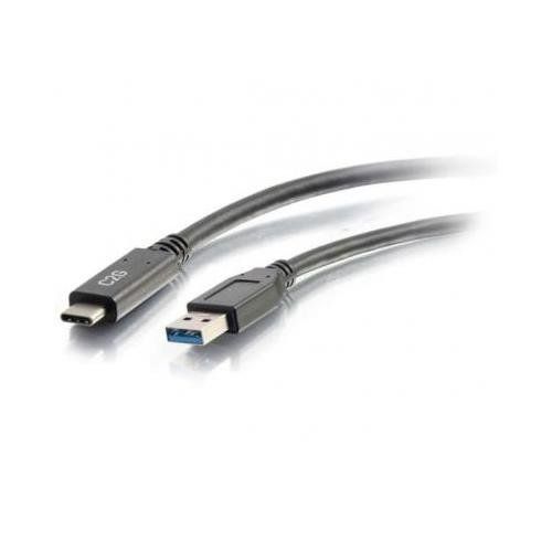 C2G 3m USB-C® to USB-A SuperSpeed USB 5Gbps Cable M/M - White - Image 1