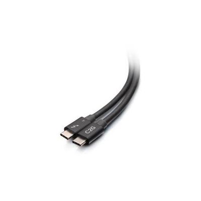 C2G 2.5ft (0.8m) Thunderbolt™ 4 USB-C® Cable (40Gbps)