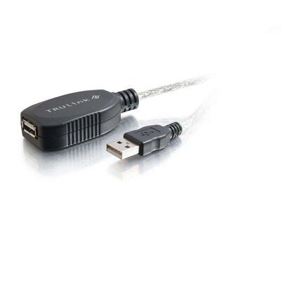 C2G 39.3ft (12m) USB 2.0 A Male to A Female Active Extension Cable (39.4ft) - Thumbnail 2