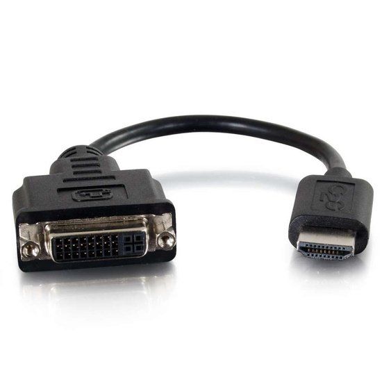 C2G HDMI® Male to Single Link DVI-D™ Female Adapter Converter Dongle - Image 1