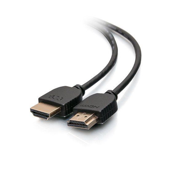 C2G 3ft (0.9m) Ultra Flexible High Speed HDMI® Cable with Low Profile Connectors - 4K 60Hz - Image 1