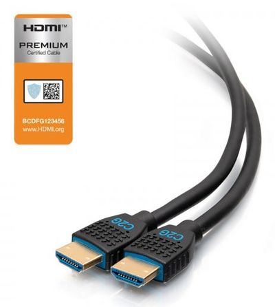 C2G 6ft (1.8m)Performance Series Premium High Speed HDMI® Cable - 4K 60Hz In-Wall, CMG (FT4) Rated