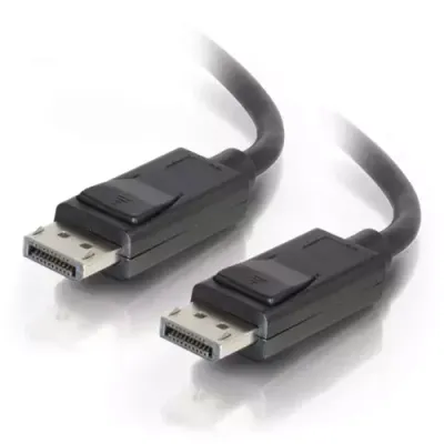 C2G 10ft (3m) DisplayPortTM Cable with Latches 4K 60Hz UHD M/M - Black